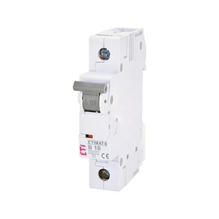 Siguranta automata 1P 10A Curba B 6kA ETI 002111514