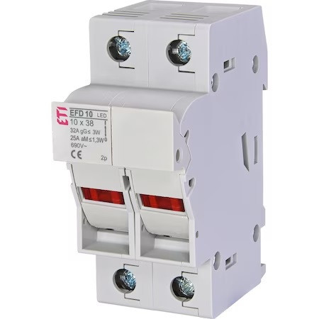 Separator modular 2P 32A LED 10x38 EFD 10 ETI 002540013