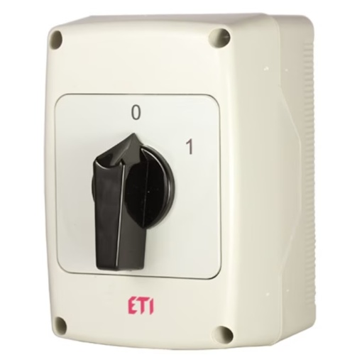 Comutator general ETI 2 poli 0-1 40A IP65