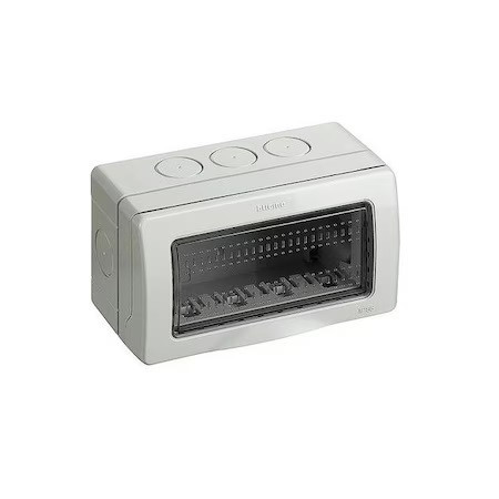 Doza pentru montaj aparent IP55, 4 Module, ALB, BTICINO, MATIX, IDROBOX