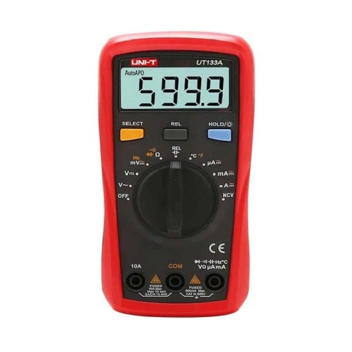 Multimetru digital UT133A UNI-T, chip inteligent ADC, alarma suprasarcina, protectie supratensiune