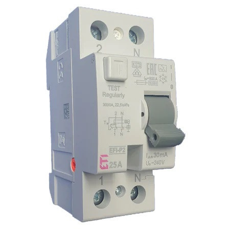 Siguranta automata diferentiala RCCB 25A/30mA ETI 002061111