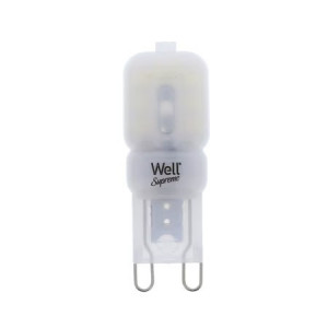 Bec LED G9 2W, lumina rece, Well