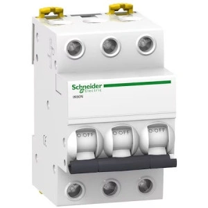 Siguranta automata 3P, 32A, curba de declansare C, capacitate de rupere 6kA, Schneider