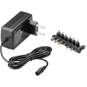 Alimentator in comutatie universal 9-24V 1500mA 9 mufe Goobay