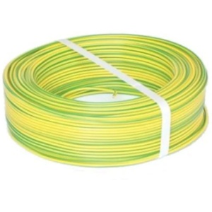 Conductor Electric FY (Cupru Masiv) 2.5mm, 10 metri, Verde Galben