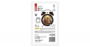 Decoratiune Led, Glob Craciun Ceas Alarma, 3xAA, 19cm, Emos, Lumina Calda - Img 2