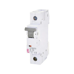 Siguranta automata 1P 10A Curba B 6kA ETI 002111514