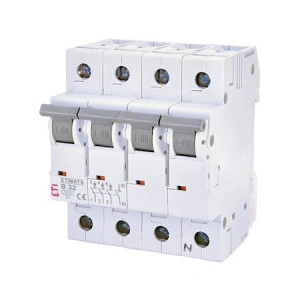 Siguranta automata 3P+N 32A Curba B 6kA, ETI 002116519