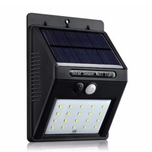 Lampa LED cu incarcare solara si senzor de miscare SMD2835 20LED 5V 5W 800MAH