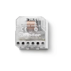 Releu Finder pas cu pas, montare in doza, 2 secvente, 230V CA, 1ND, 10A