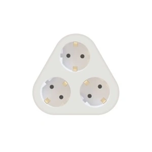 Stecher triplu cu contact protectie 3 x Schuko, MT-3WH Technik
