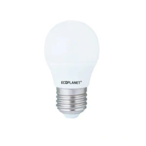 Bec LED Ecoplanet glob mic G45, E27, 7W (60W), 630 LM, A+, lumina rece 6500K, Mat
