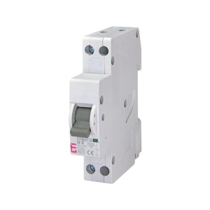 Siguranta automata 1P+N 6A Curba B 6kA 1M ETI 002191101