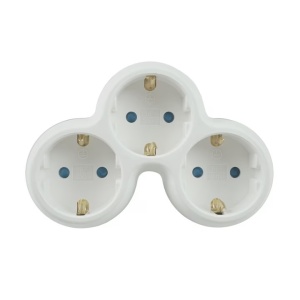 Stecher triplu cu contact protectie 3 x Schuko, TP3 Technik