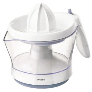 Storcator de citrice Philips HR2744/40, 25 W, 0.6 l, 1 Viteza, Ajustare cantitate pulpa, Alb
