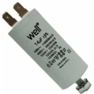 Condensator pornire motor 400V 14uF cu pin, Well