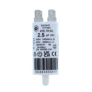 Condensator pornire motor 425V 3uF cu pin, Ducati Energia 416100364