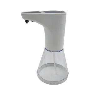 Dozator automat de sapun cu senzor Well, 480ml, alb/negru