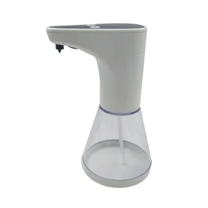 Dozator automat de sapun cu senzor Well, 480ml, alb/negru