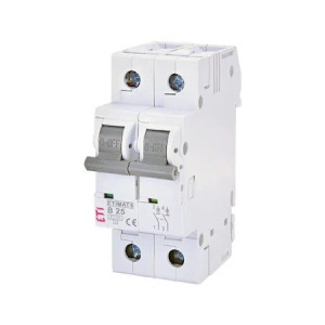 Siguranta automata 2P 25A Curba B 6kA ETI 002113518