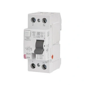 Siguranta automata diferentiala RCCB 40A/30mA, tip A, 10 kA ETI 002061112
