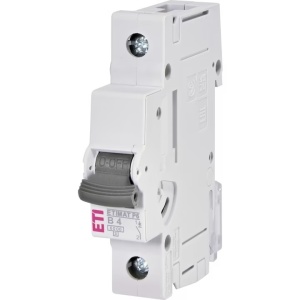 Siguranta automata 1P 4A Curba B 6kA ETI 001900006