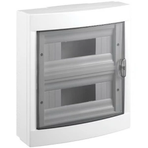 Tablou electric Viko VL-CS24.A, 2 randuri x 24 module, Montaj aparent, Alb