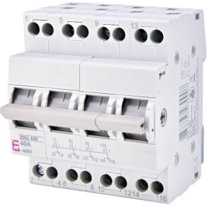 Comutator cu 3 pozitii, 4P, 40A, SSQ 440, ETI