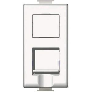 Priza internet RJ45 cat 5E, 1 modul, alb, Bticino Matix