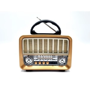 Radio Retro Portabil, NS - 6651BT Baterie Incorporata, Bluetooth, USB, SD Card, FM/AM/SW