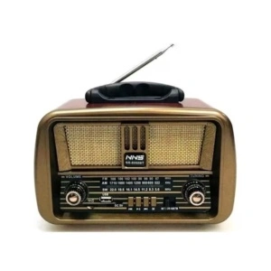 Radio Retro Portabil, NS - 8068 Baterie Incorporata, Bluetooth, USB, SD Card, FM/AM/SW