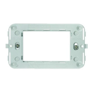 Rama suport 3 module VIMAR NEVE cu suruburi pentru zidarie sau gips carton
