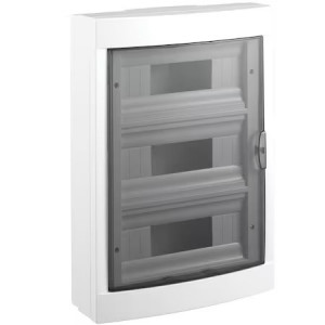 Tablou electric Viko VL-CS36.A, 3 randuri x 36 module, Montaj aparent, Alb