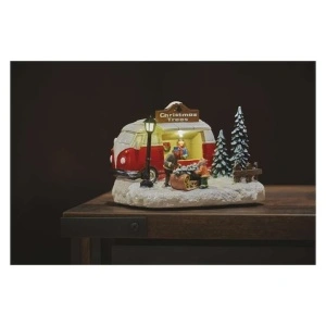 Decoratiune Craciun, Masina, 3xAA 1.5V, Emos, 10 LED 0.22W, Lumina Calda - Img 2