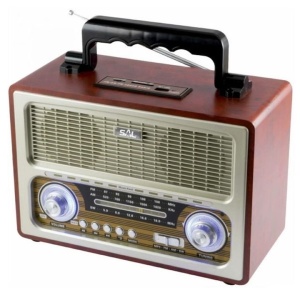 Radio portabil, SAL, Bluetooth, AM/FM/SW, 270 x 200 x 130 mm, Multicolor
