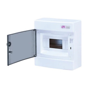 Tablou ETI aparent ECT 8PT IP40 8M usa transparenta