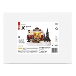 Decoratiune Craciun, Masina, 3xAA 1.5V, Emos, 10 LED 0.22W, Lumina Calda - Img 3