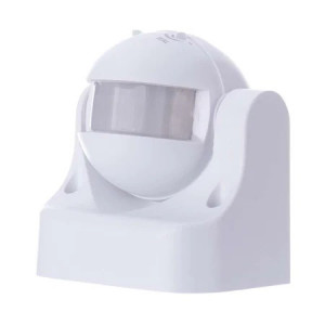 Senzor de miscare Emos G1120 PIR, Alb, 1200W, IP44