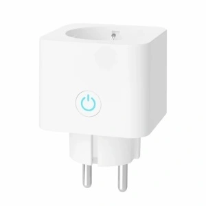 Priza inteligenta Modee, Wi-Fi, Bluetooth, cu monitorizare consum, 16A, Tuya, Alb