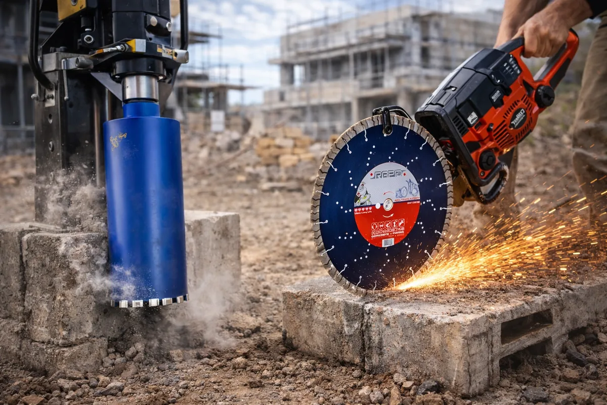 Discuri de taiere si slefuire beton