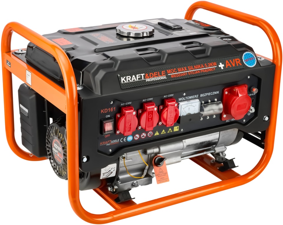 Generator Profesional Trifazic KraftDele KD161 – 3500W, 380V/230V