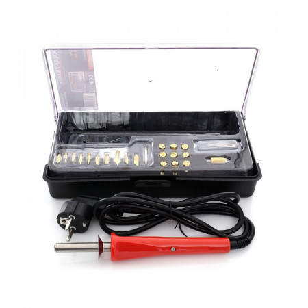 Aparat de pirogravat pentru piele si lemn 30W 275 grade 22 elemente
