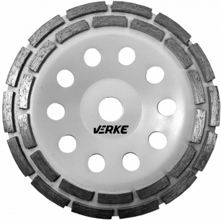 Disc diamantat pentru slefuit beton tip segment 180mm x 22.2mm V44220 Verke
