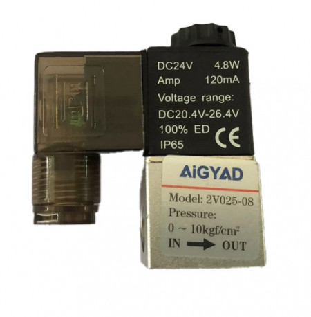 Electrovalva universala pentru aer/CO2 de 1/4" 12-22V DC/AC CH142