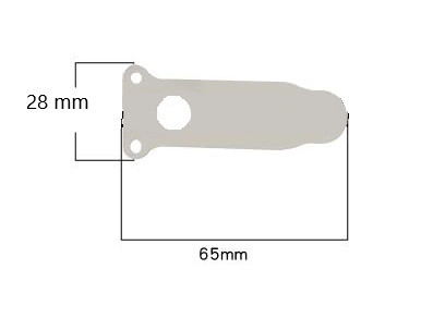 Placa supapa cap compresor 28x65 mm CH010