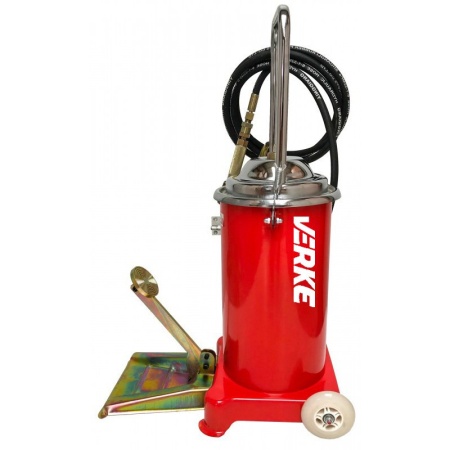 Resigilat Pompa de gresat actionata la picior recipient 15L V86132 VERKE