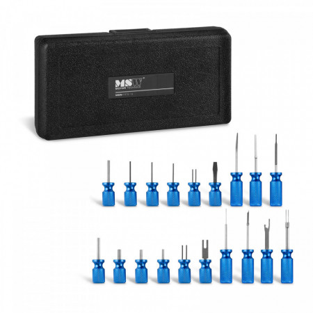 Set 19 bucati extractor de pini din mufe auto MSW-TRTS-19 MSW Germania
