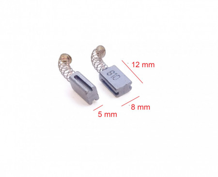 Perii carbon 12x8x5mm motor electric 220V pentru fierastrau pendular NR.1949