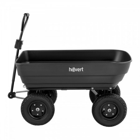 Carucior de gradina 350kg 125L HT-Q.BASS-125G Hillvert 10090076